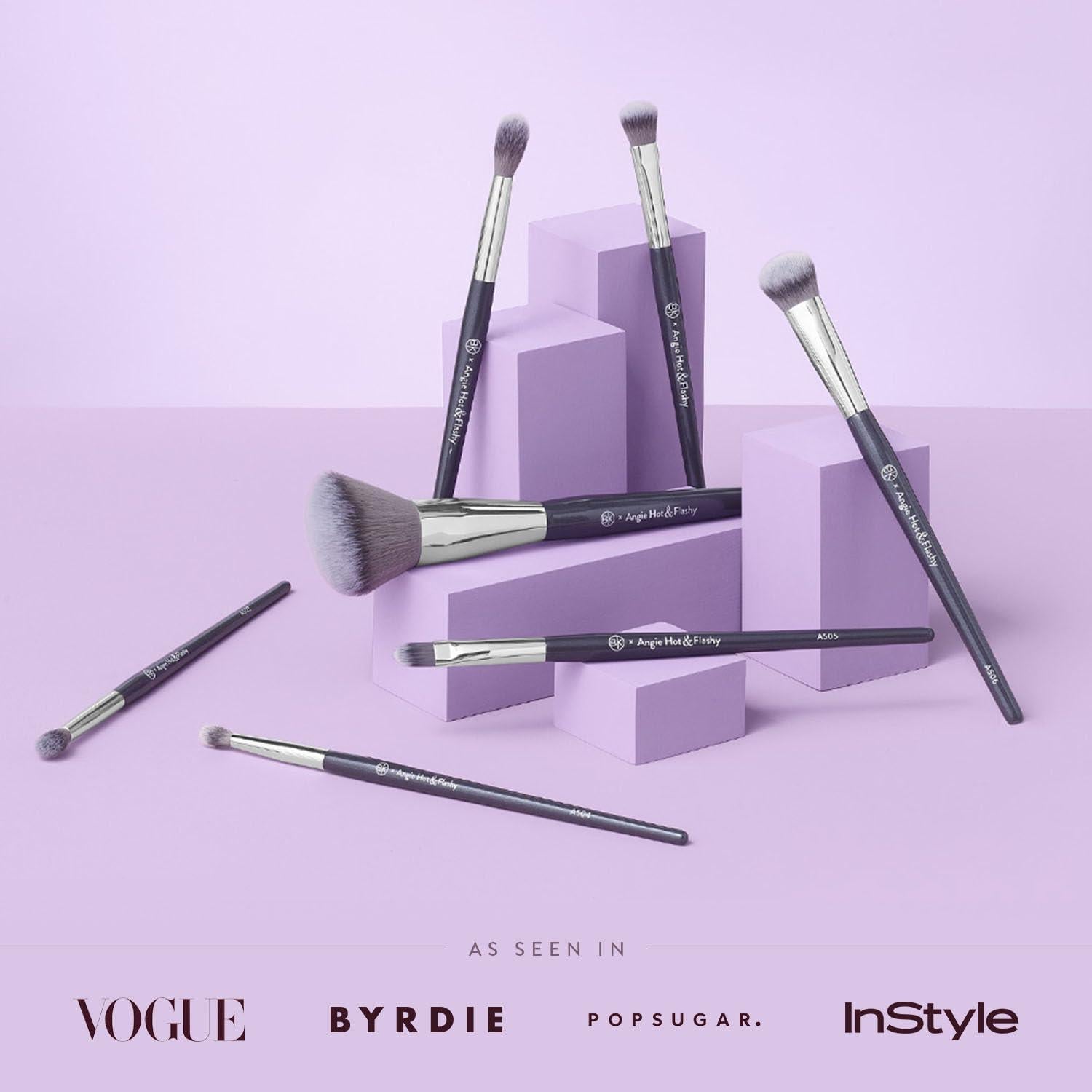 Juego de Brochas BK Beauty Angie Hot & Flashy 7 Piezas