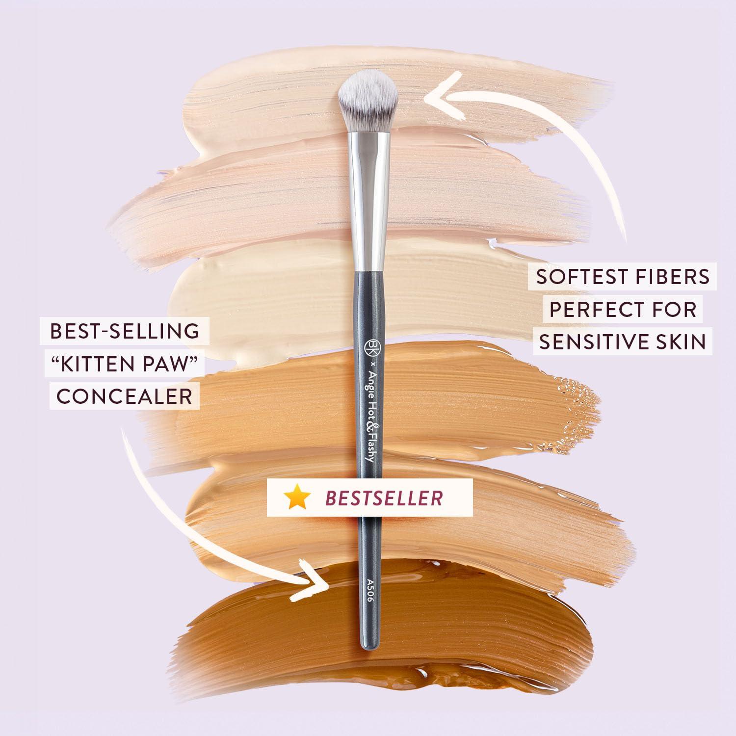 Juego de Brochas BK Beauty Angie Hot & Flashy 7 Piezas