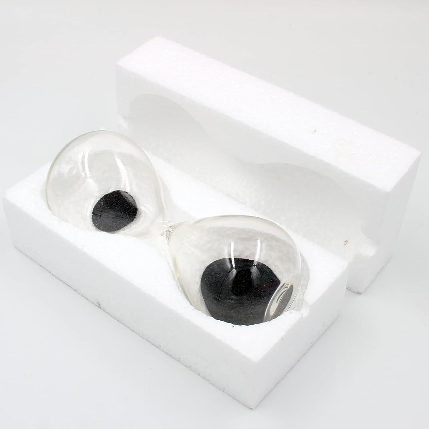 Reloj de Arena Magnético Z ZICOME Decorativo Negro 15.24 cm