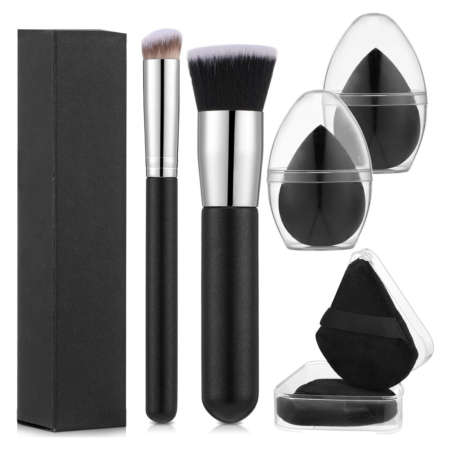 Juego de 6 Brochas de Maquillaje ProSuites - Negro