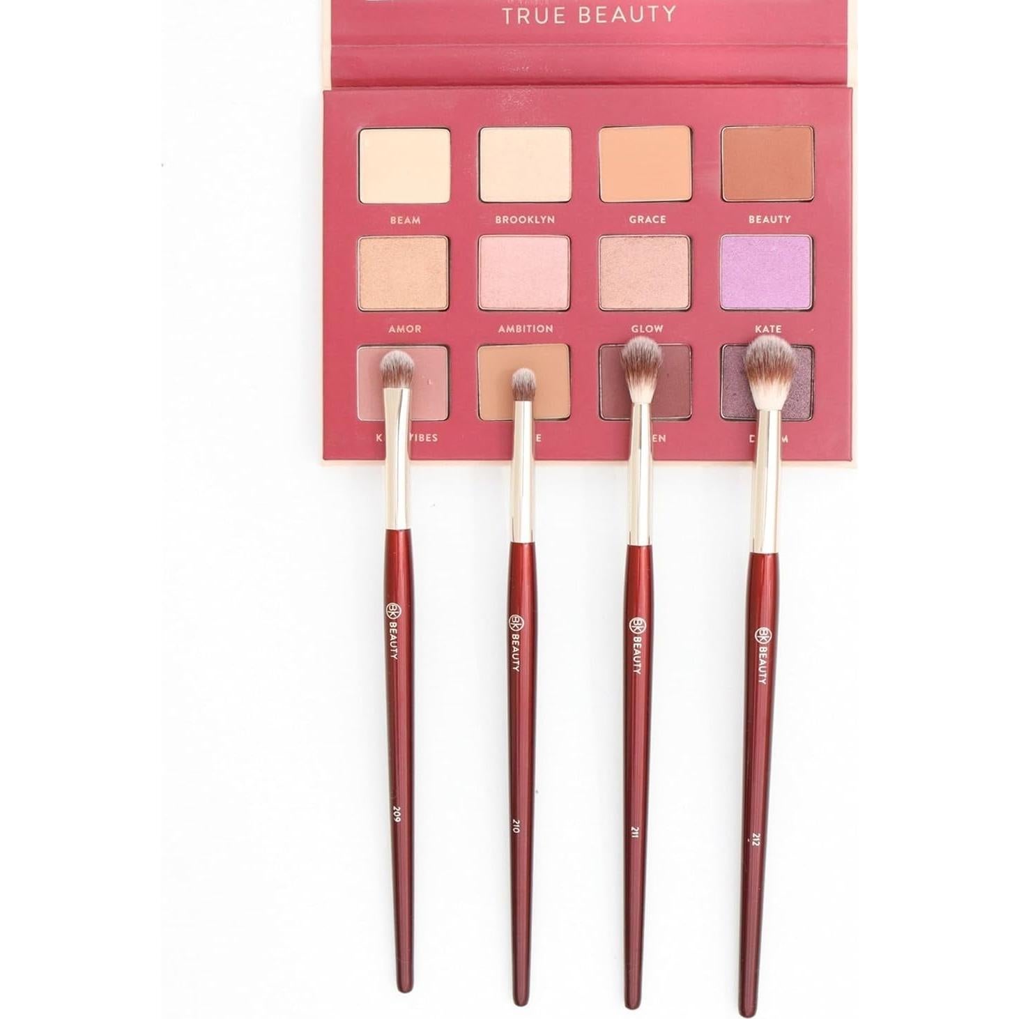 Juego de Brochas para Ojos BK Beauty Core 4 Piezas