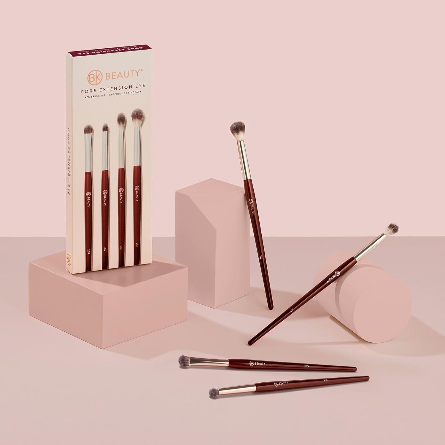 Juego de Brochas para Ojos BK Beauty Core 4 Piezas