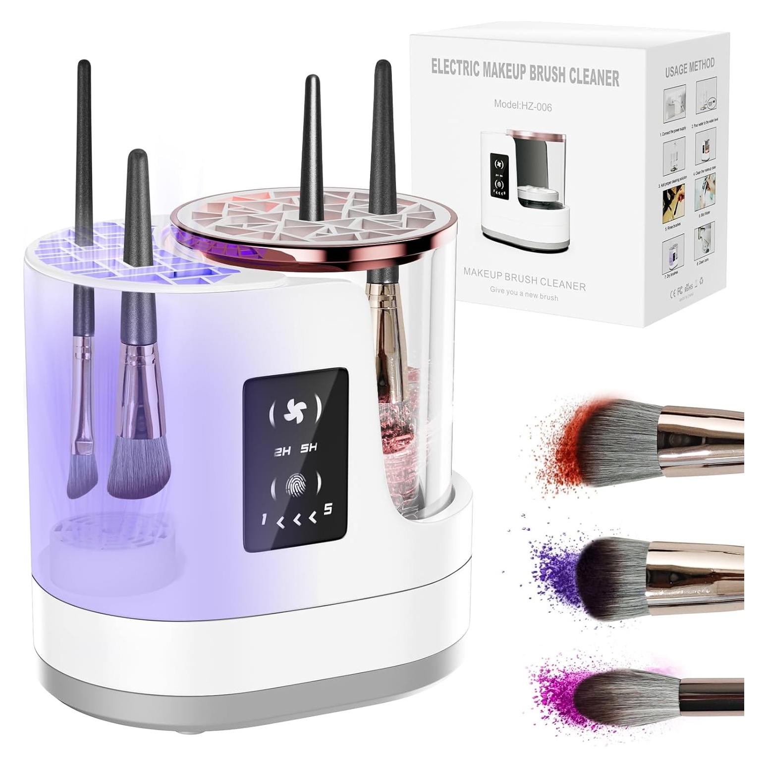 Limpiador Eléctrico de Brochas de Maquillaje ATIDIE 3 en 1 USB