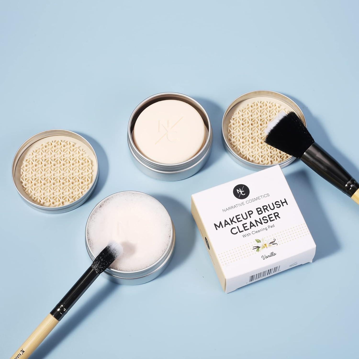 Jabón Limpiador de Brochas de Maquillaje Narrative 69.57 g