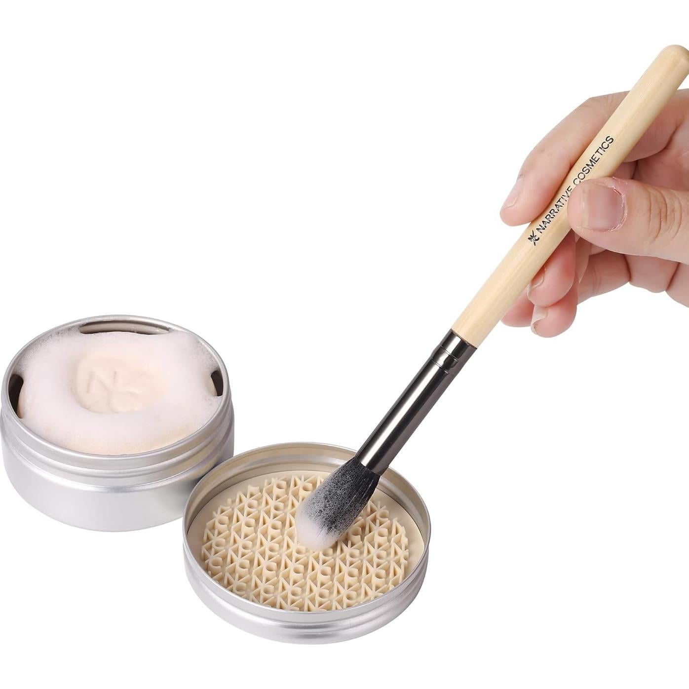 Jabón Limpiador de Brochas de Maquillaje Narrative 69.57 g