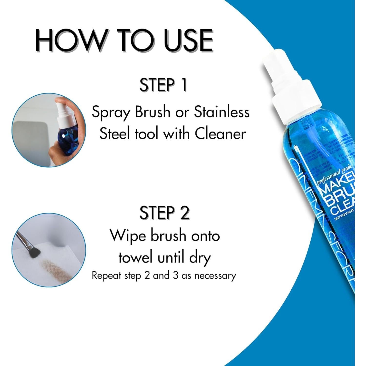 Limpiador de Brochas Cinema Secrets 177 ml Vainilla