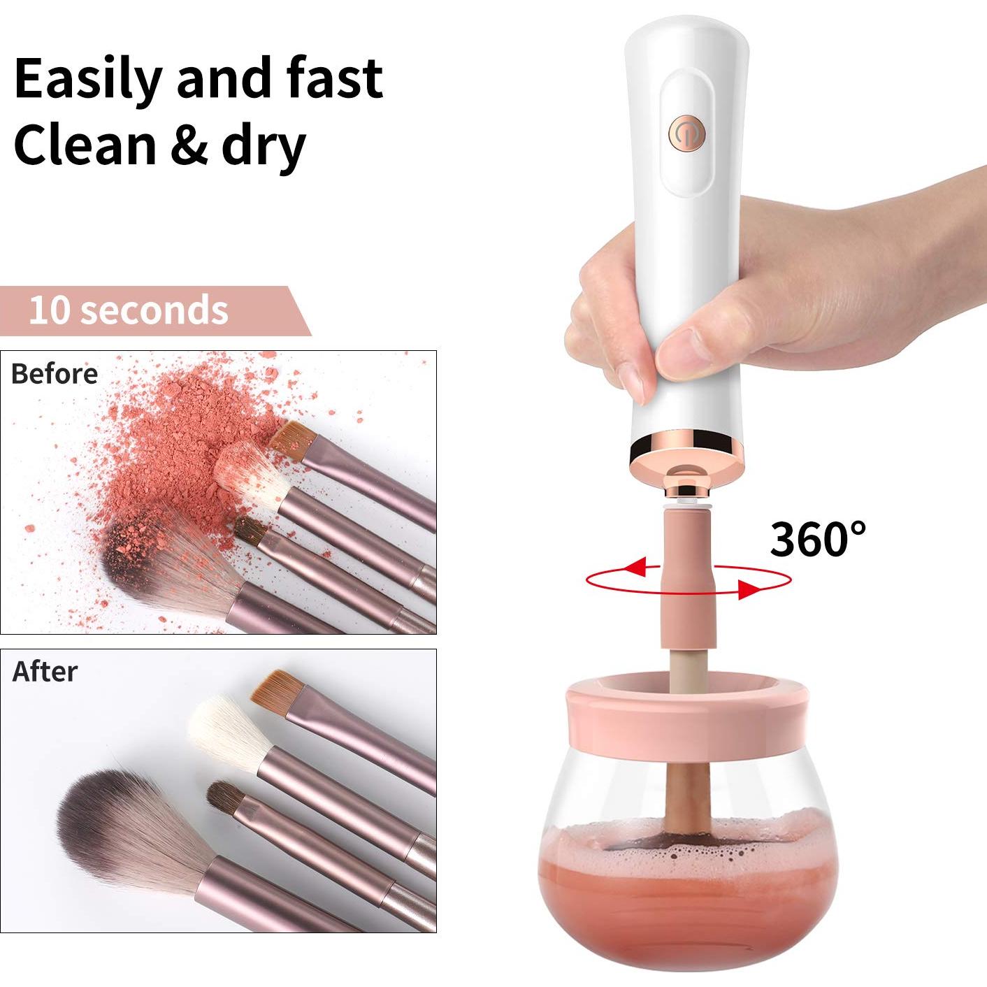 Limpiadora y Secadora de Brochas Senbowe FLOME03 Rosa