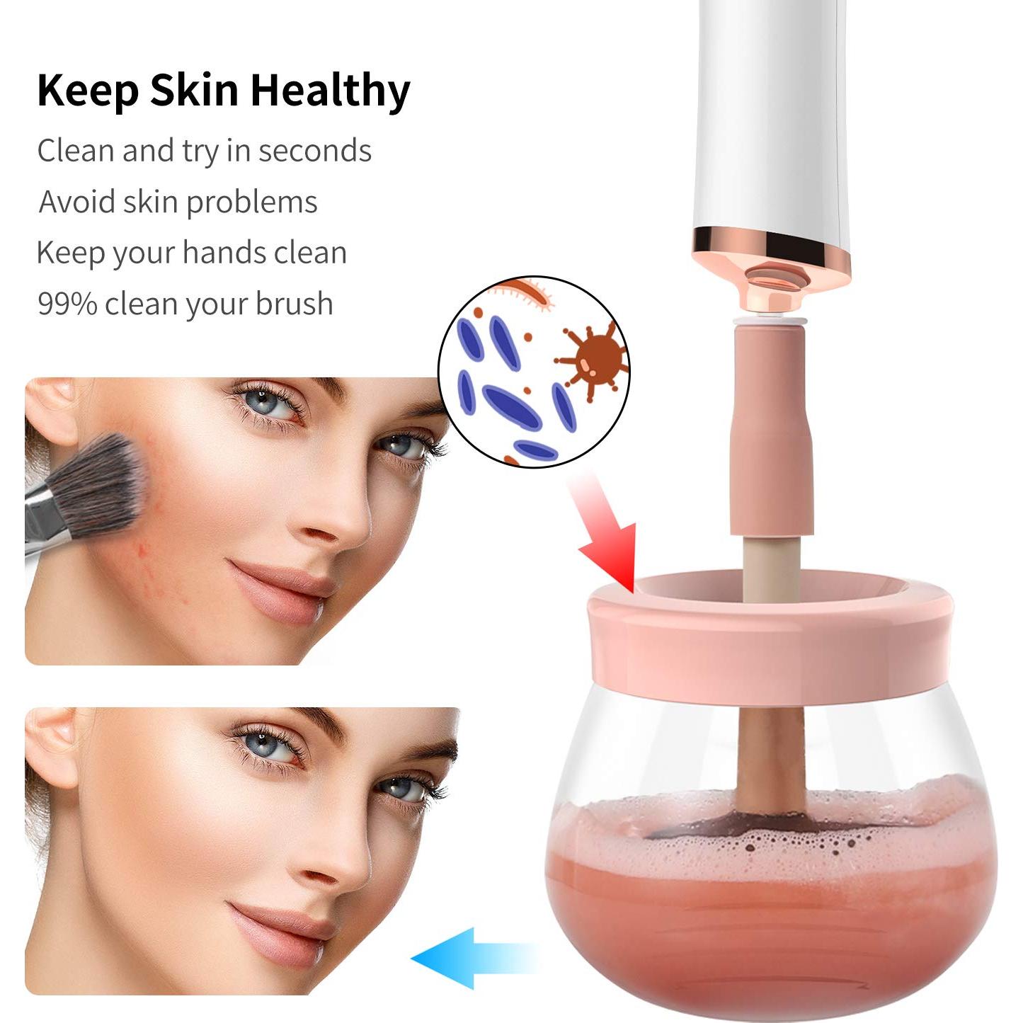 Limpiadora y Secadora de Brochas Senbowe FLOME03 Rosa