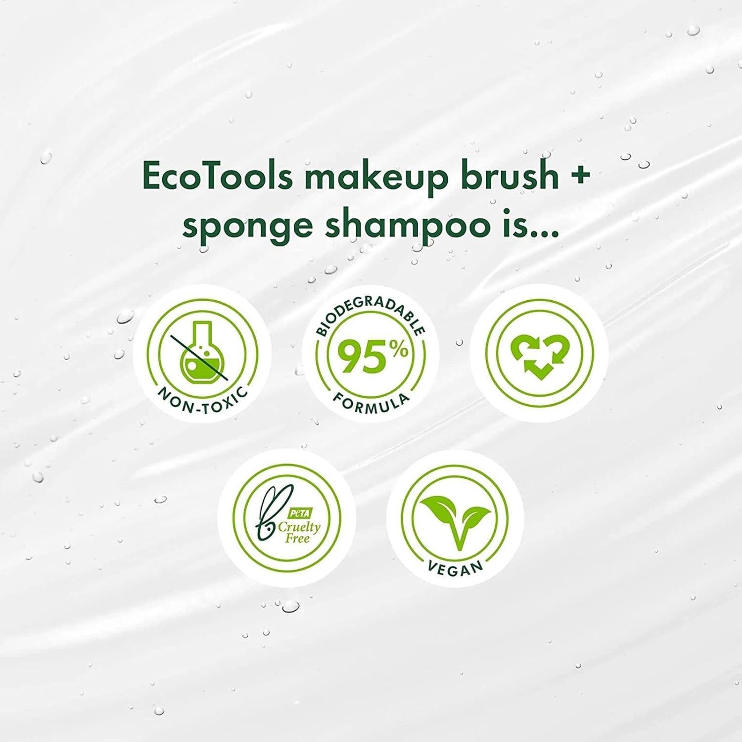 Champú Limpiador de Brochas EcoTools 2x180ml Hipoalergénico