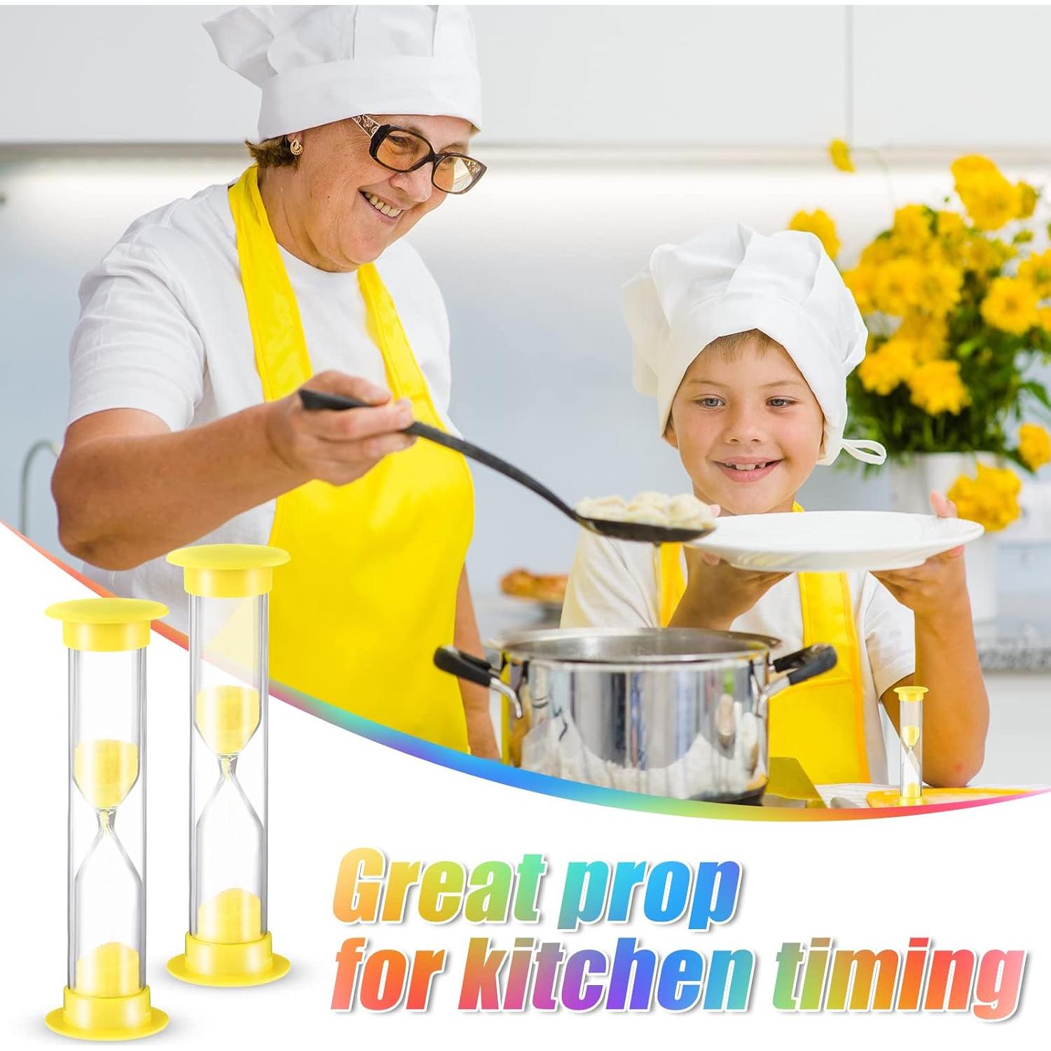 Temporizadores de Arena 5 Minutos Queekay 24 Pcs Coloridos