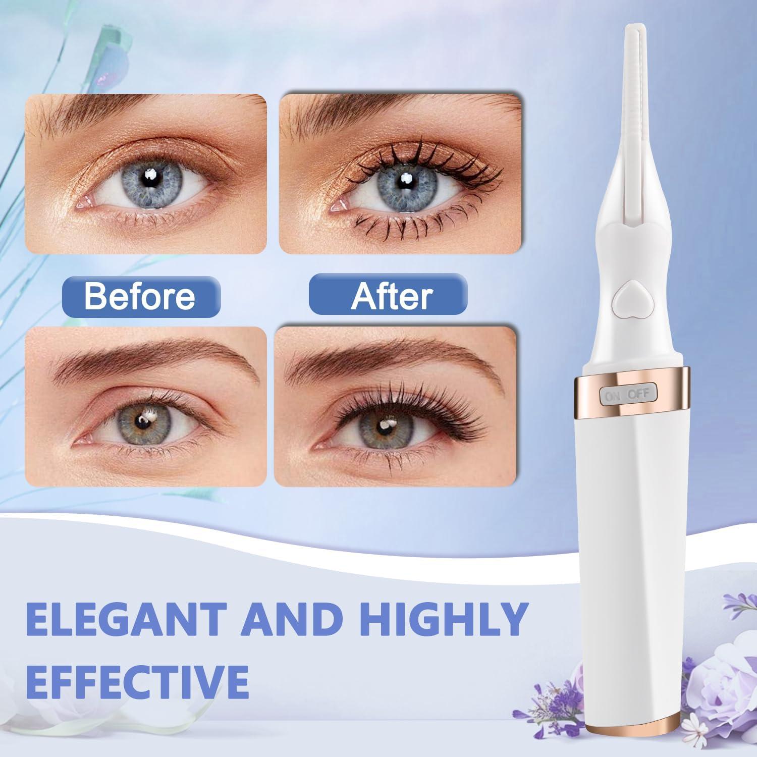 Rizador de Pestañas Eléctrico BUV-JT Blanco 3 Modos