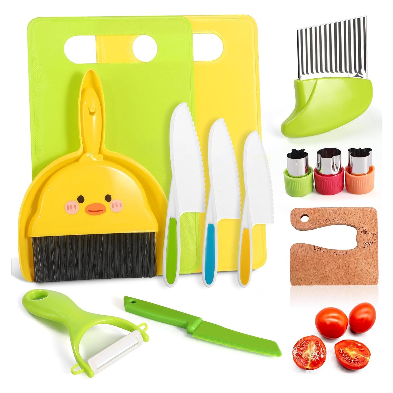 Juego de cuchillos Montessori Salufo 14 piezas para niños