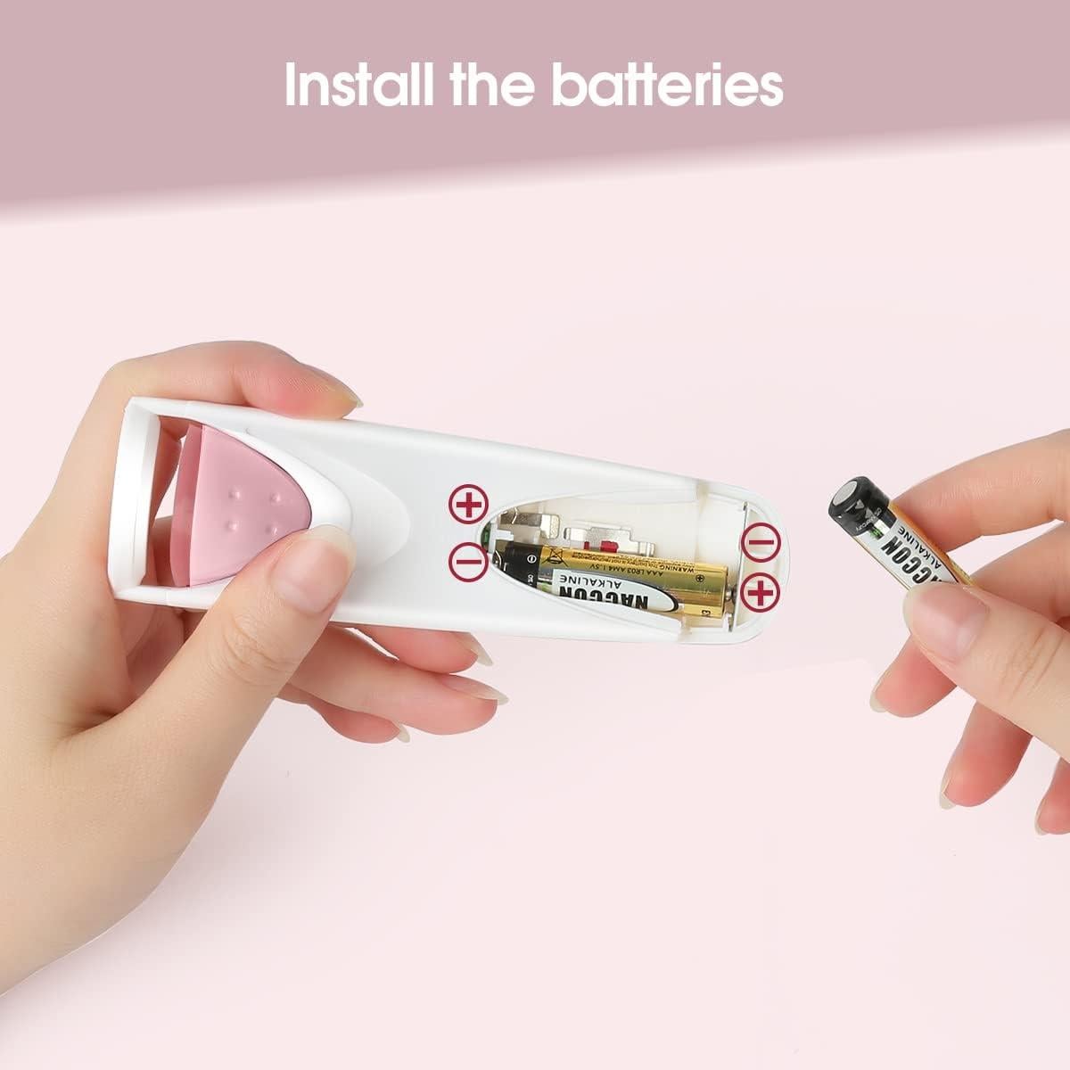 Rizador de Pestañas TOUCHBeauty TB-2003B Calentado Rosa