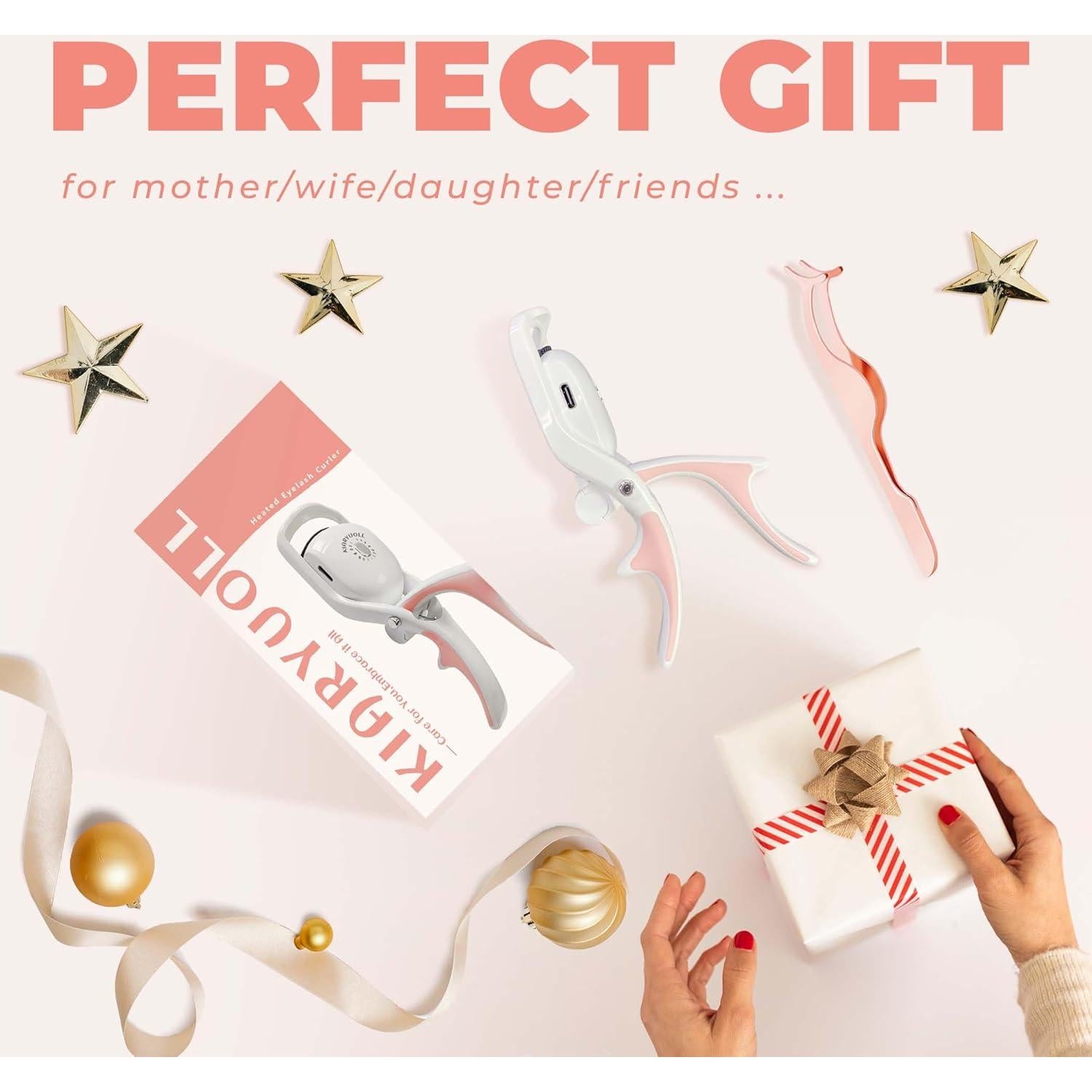 Rizador de Pestañas Eléctrico Kiaryuoll Blanco Calentado