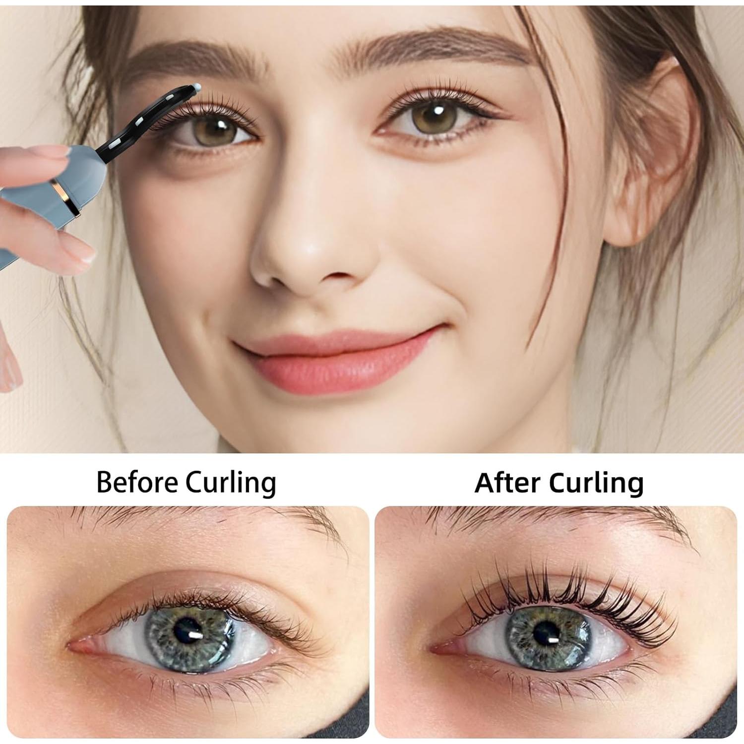 Rizador de Pestañas Calentado ZAPAL Recargable USB-C