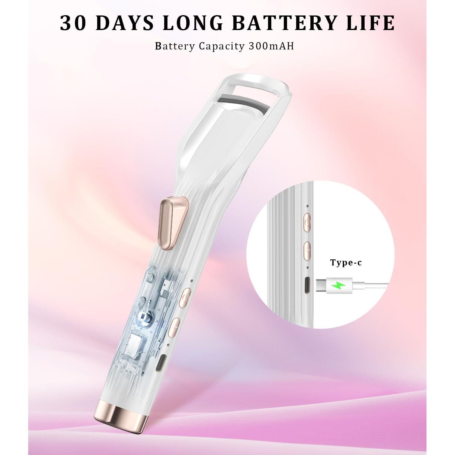 Rizador de Pestañas Eléctrico Acavado - Calentamiento 10s