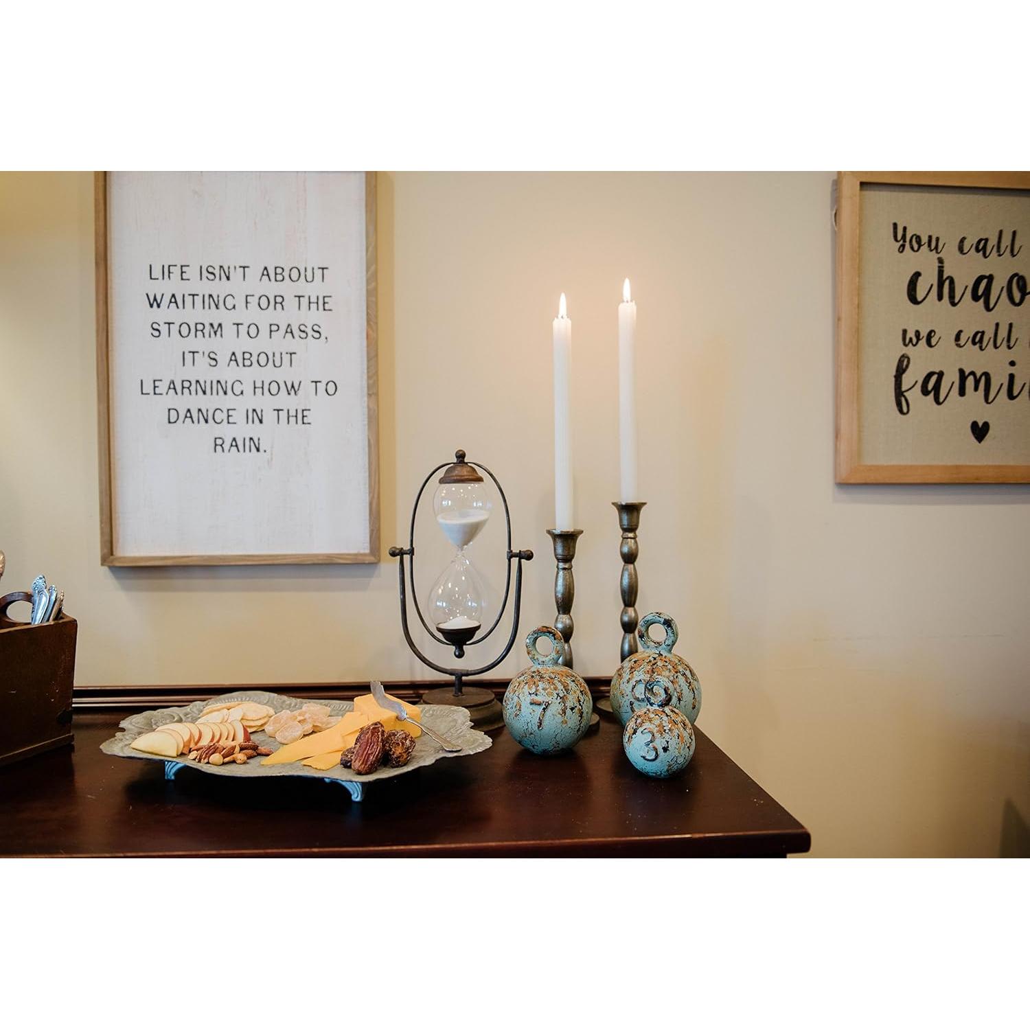 Reloj de Arena Decorativo Creative Co-Op 30 Minutos Óxido