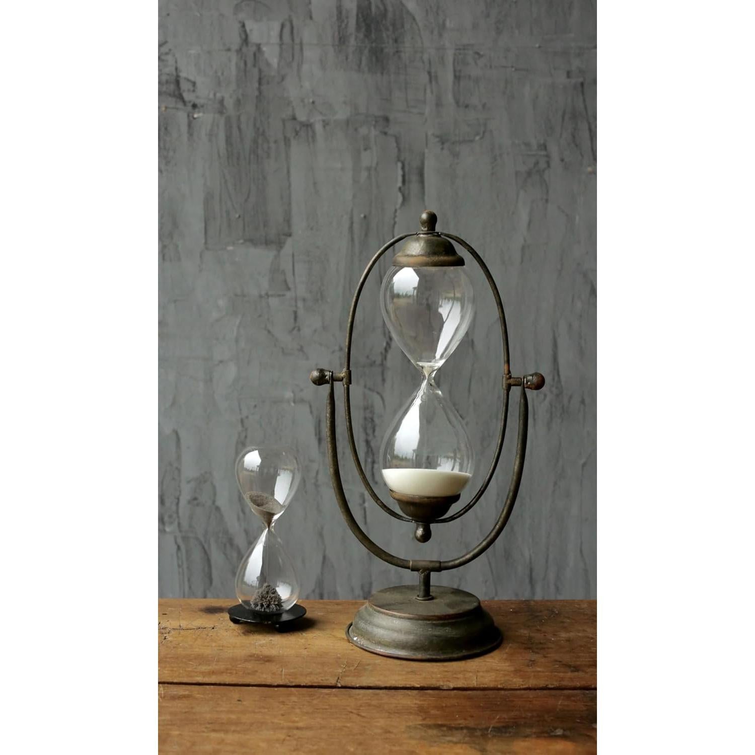 Reloj de Arena Decorativo Creative Co-Op 30 Minutos Óxido