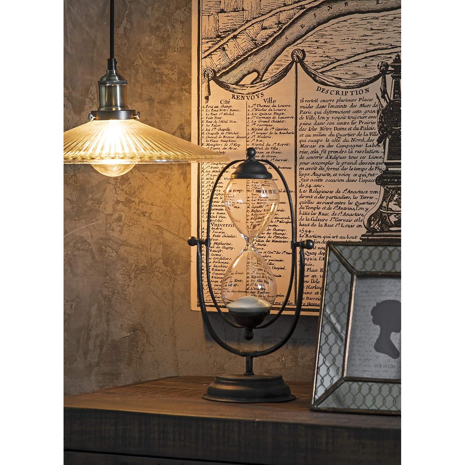 Reloj de Arena Decorativo Creative Co-Op 30 Minutos Óxido