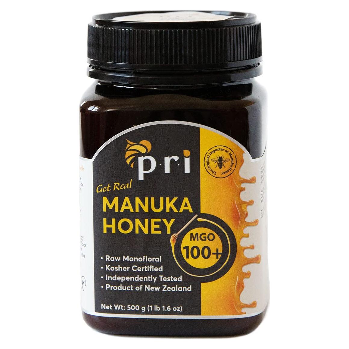 Miel de Manuka PRI MGO 100+ Cruda 500g Nueva Zelanda