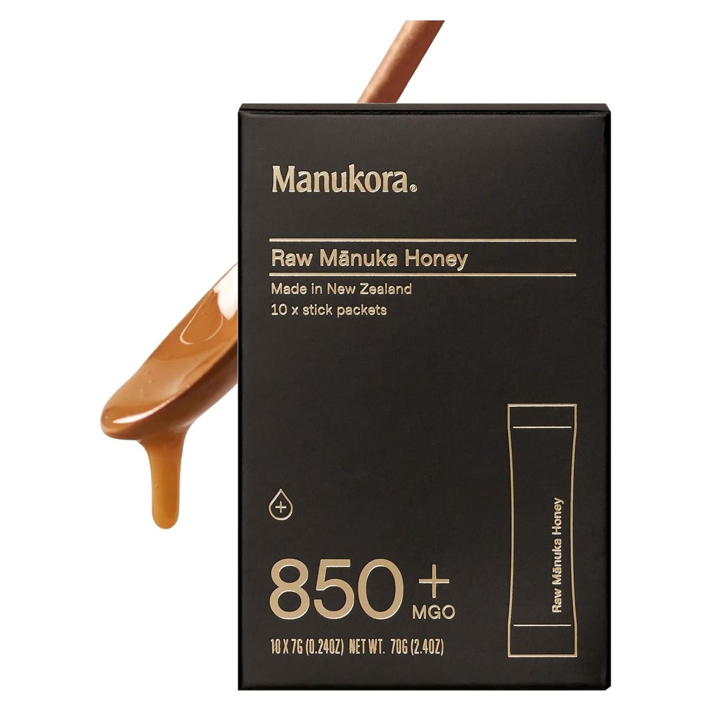 Miel de Manuka Cruda Manukora UMF 20+ MGO 850+ 68g