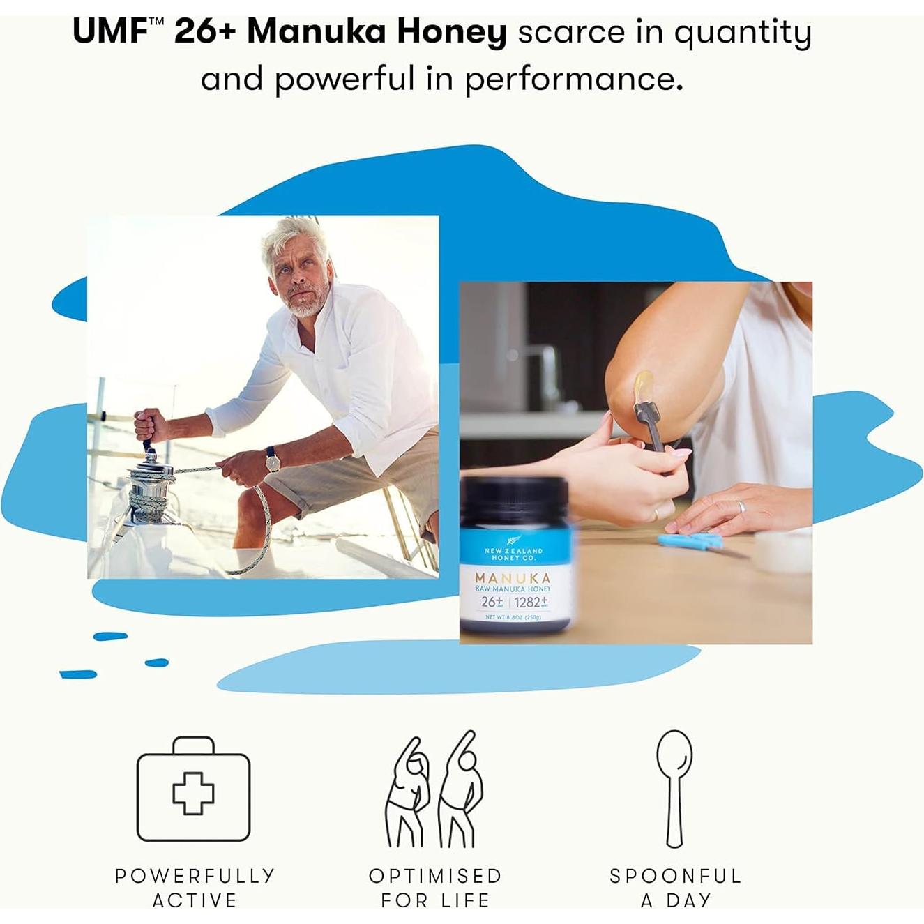 Miel Cruda de Manuka UMF 26+ New Zealand Honey Co. 249 g