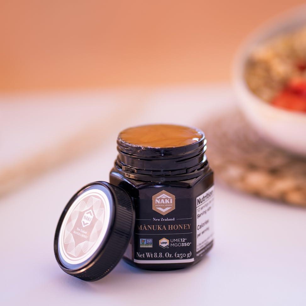 Miel de Manuka NAKI UMF 12+ MGO 350+ 248 g Nueva Zelanda