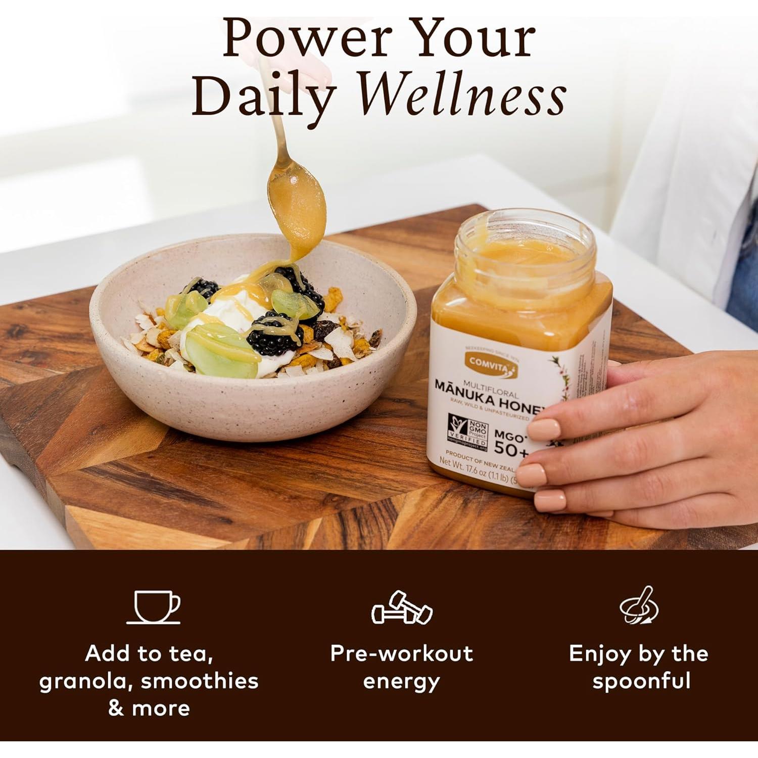 Miel de Manuka Cruda Comvita MGO 50+ 500g Nueva Zelanda