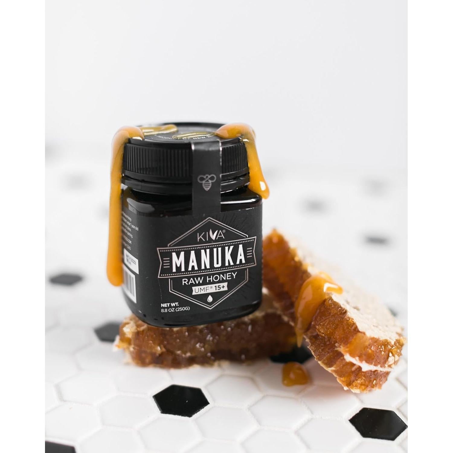 Miel Manuka Cruda Kiva 250g UMF 15+ MGO 514+ Pura Nueva Zelanda