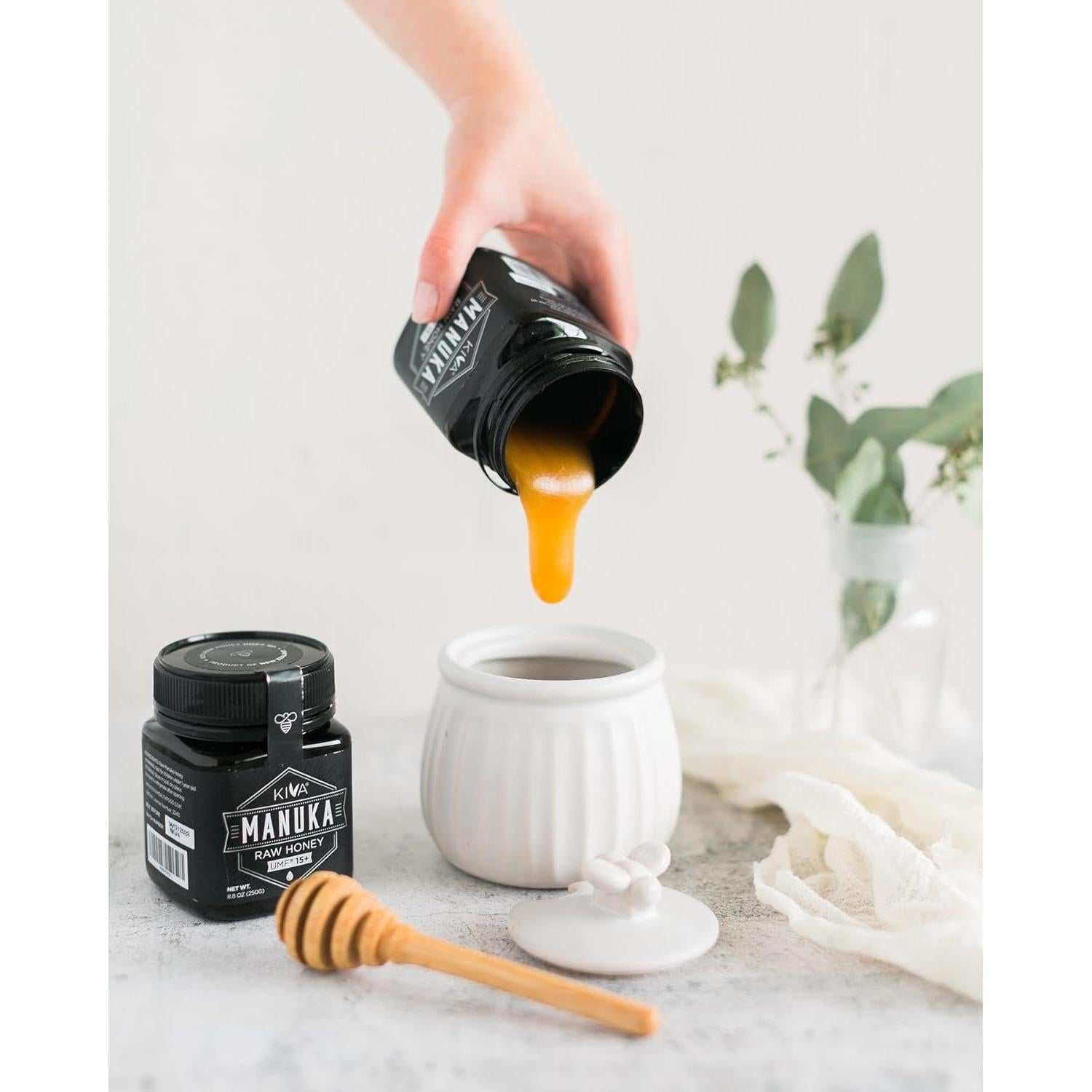 Miel Manuka Cruda Kiva 250g UMF 15+ MGO 514+ Pura Nueva Zelanda