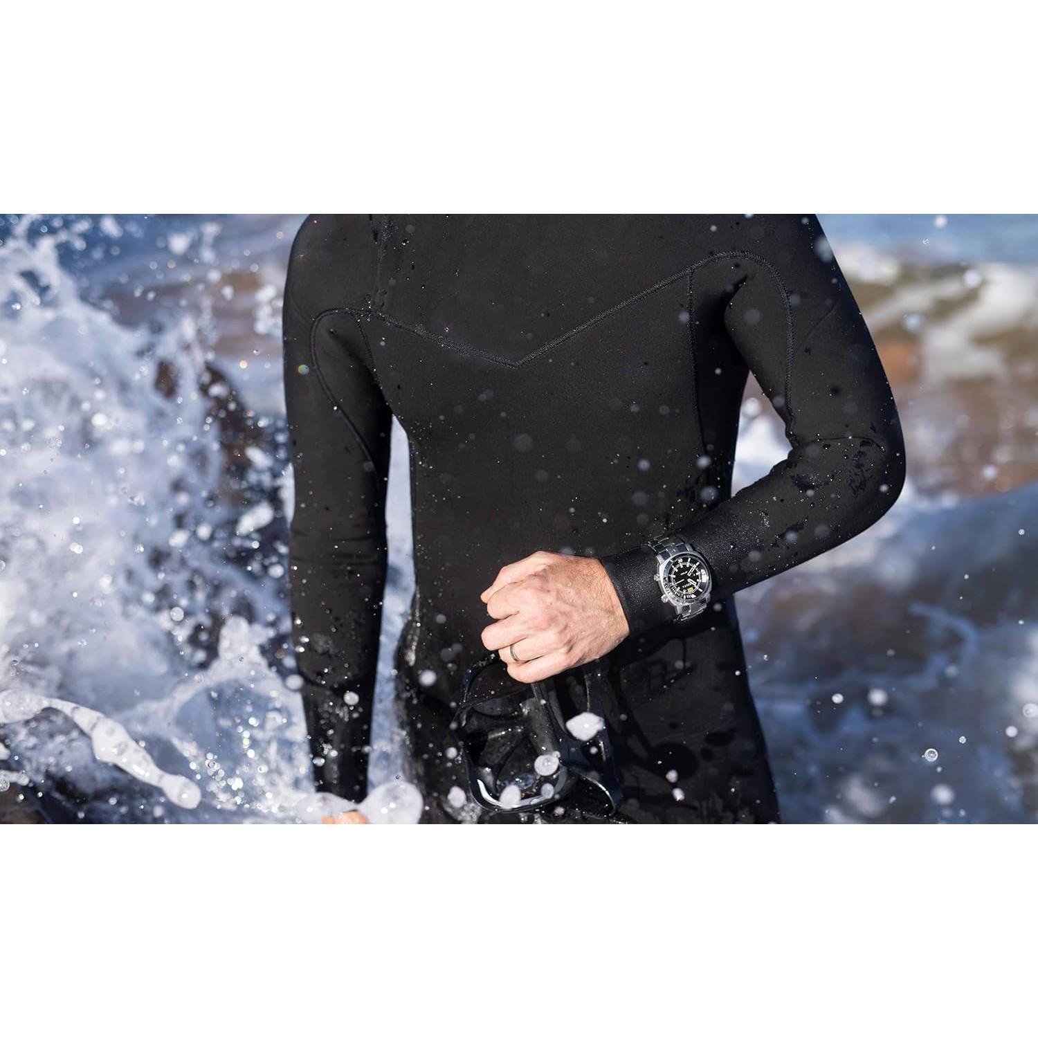 Reloj de buceo Panzera Aquamarine 45D - Acero inoxidable