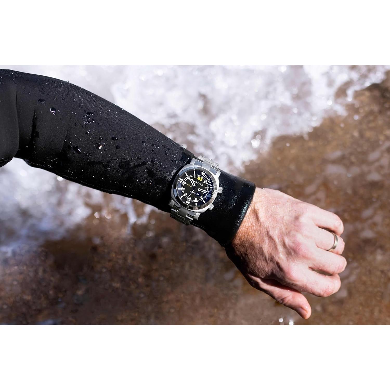 Reloj de buceo Panzera Aquamarine 45D - Acero inoxidable