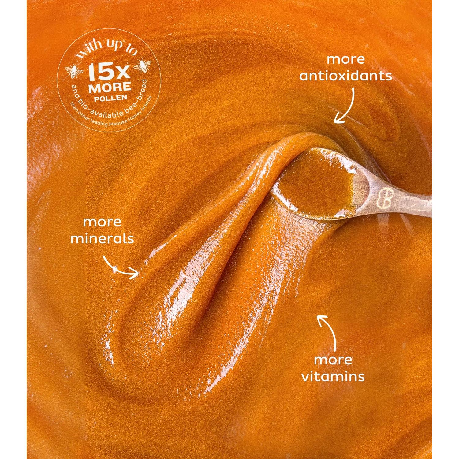 Miel Manuka Steens 100% Cruda UMF 10+ MGO 263+ 499g