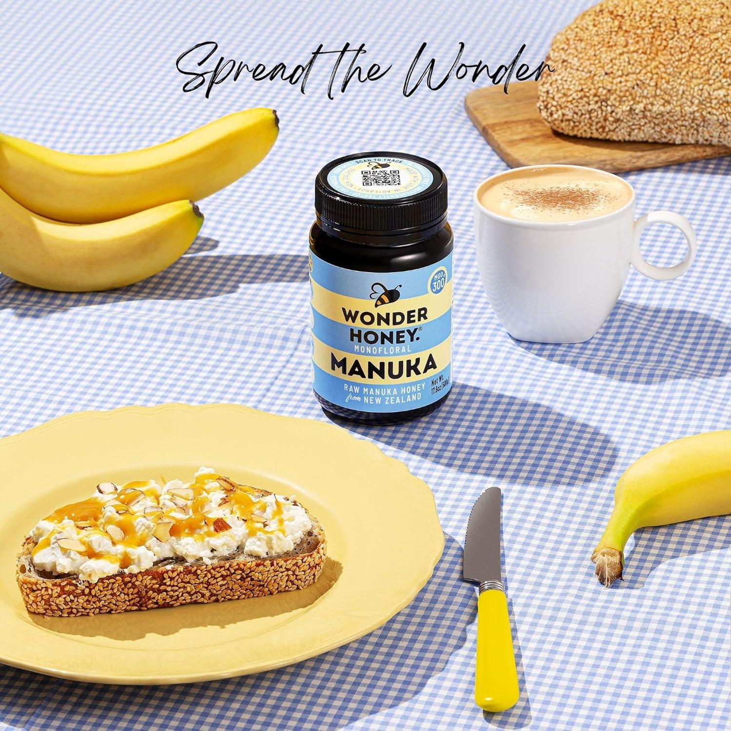 Miel Cruda Manuka Wonder Honey 500g MGO 300+ Natural