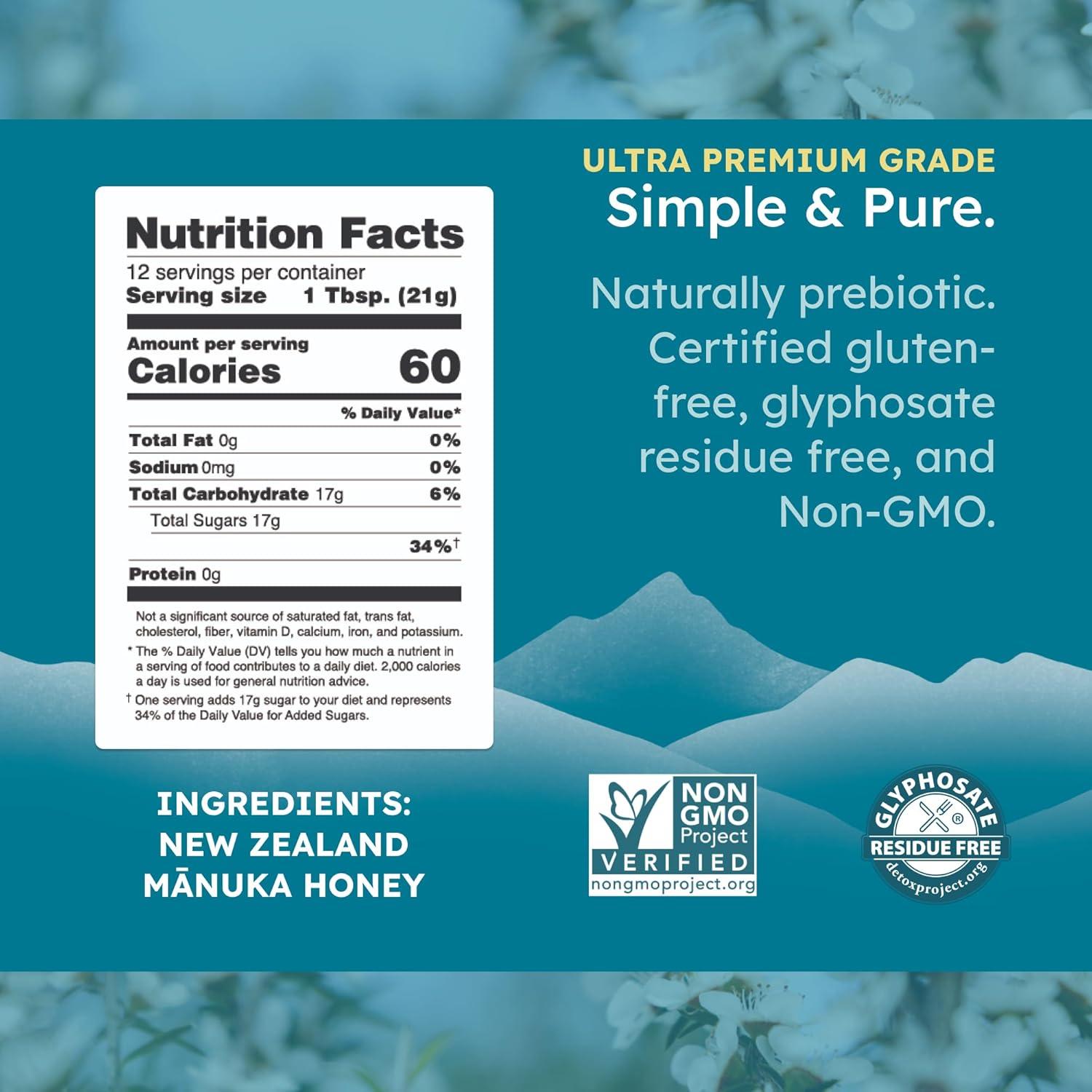 Miel Cruda de Manuka NZ Melora UMF 15+ 248 g - Saludable