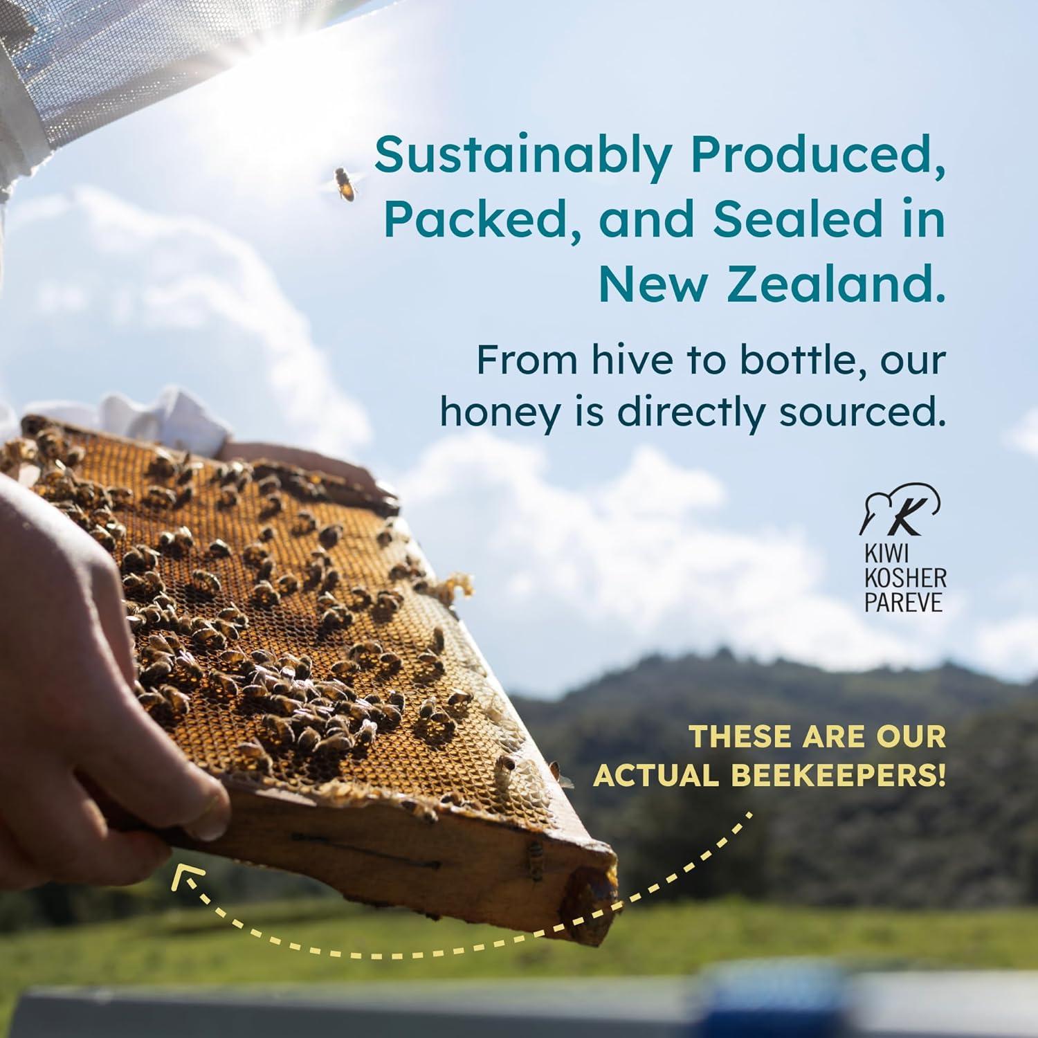 Miel Cruda de Manuka NZ Melora UMF 15+ 248 g - Saludable