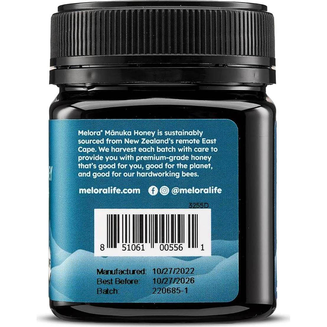 Miel Cruda de Manuka NZ Melora UMF 15+ 248 g - Saludable