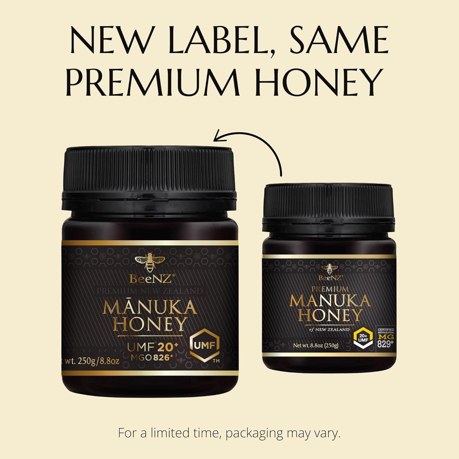 Miel de Manuka BeeNZ UMF20+ 250g | 100% Natural de NZ