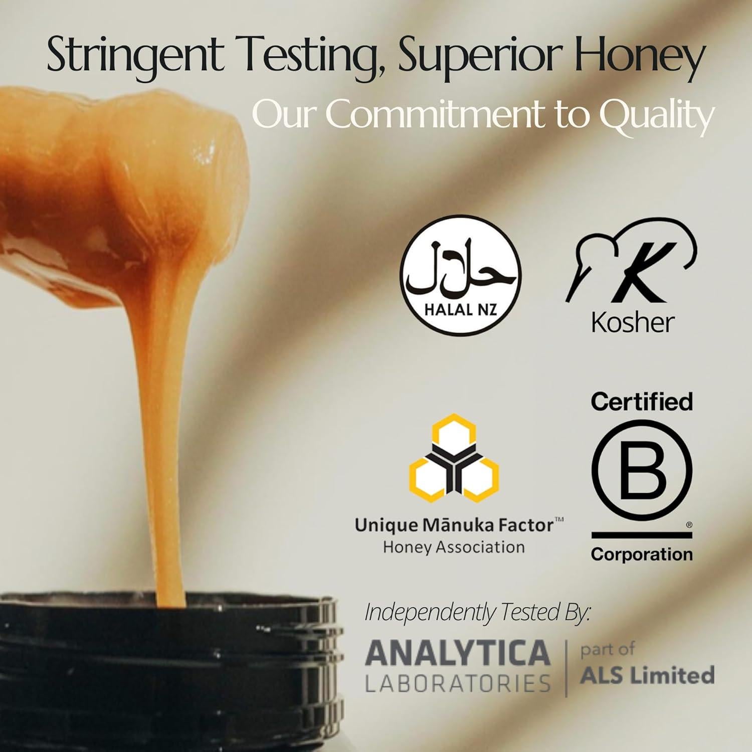 Miel de Manuka BeeNZ UMF20+ 250g | 100% Natural de NZ
