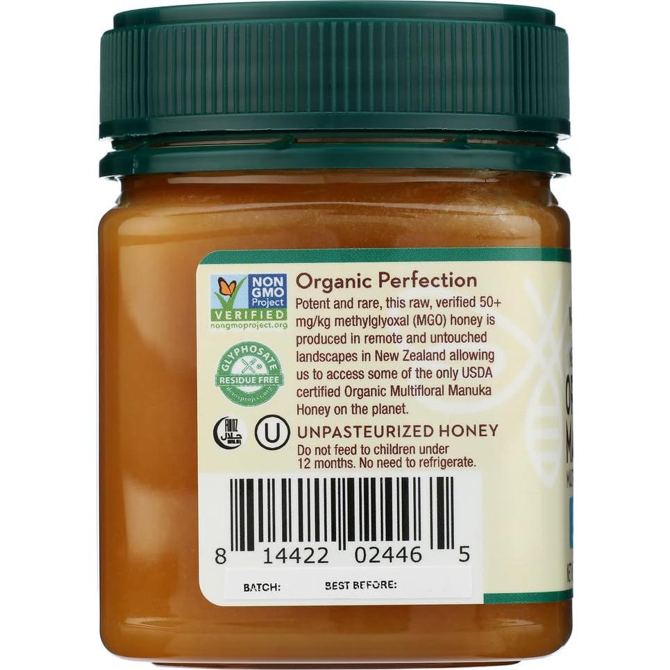 Miel de Manuka Orgánica Wedderspoon 50+ MGO 248g