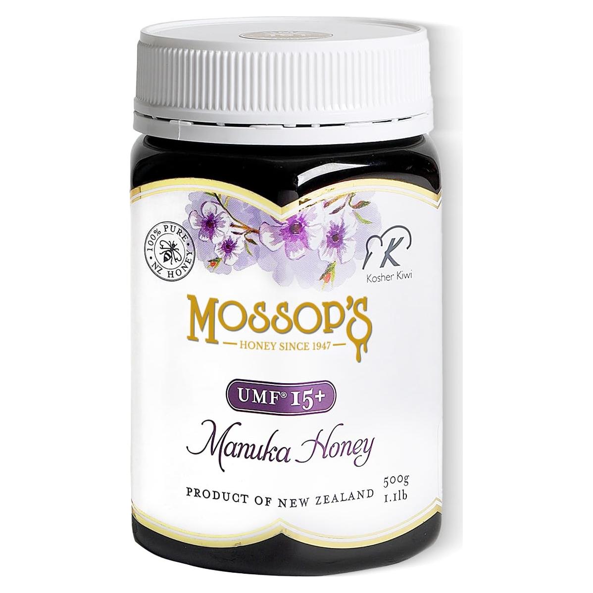 Miel de Manuka Cruda PRI Mossop UMF 15+ 500g Nueva Zelanda