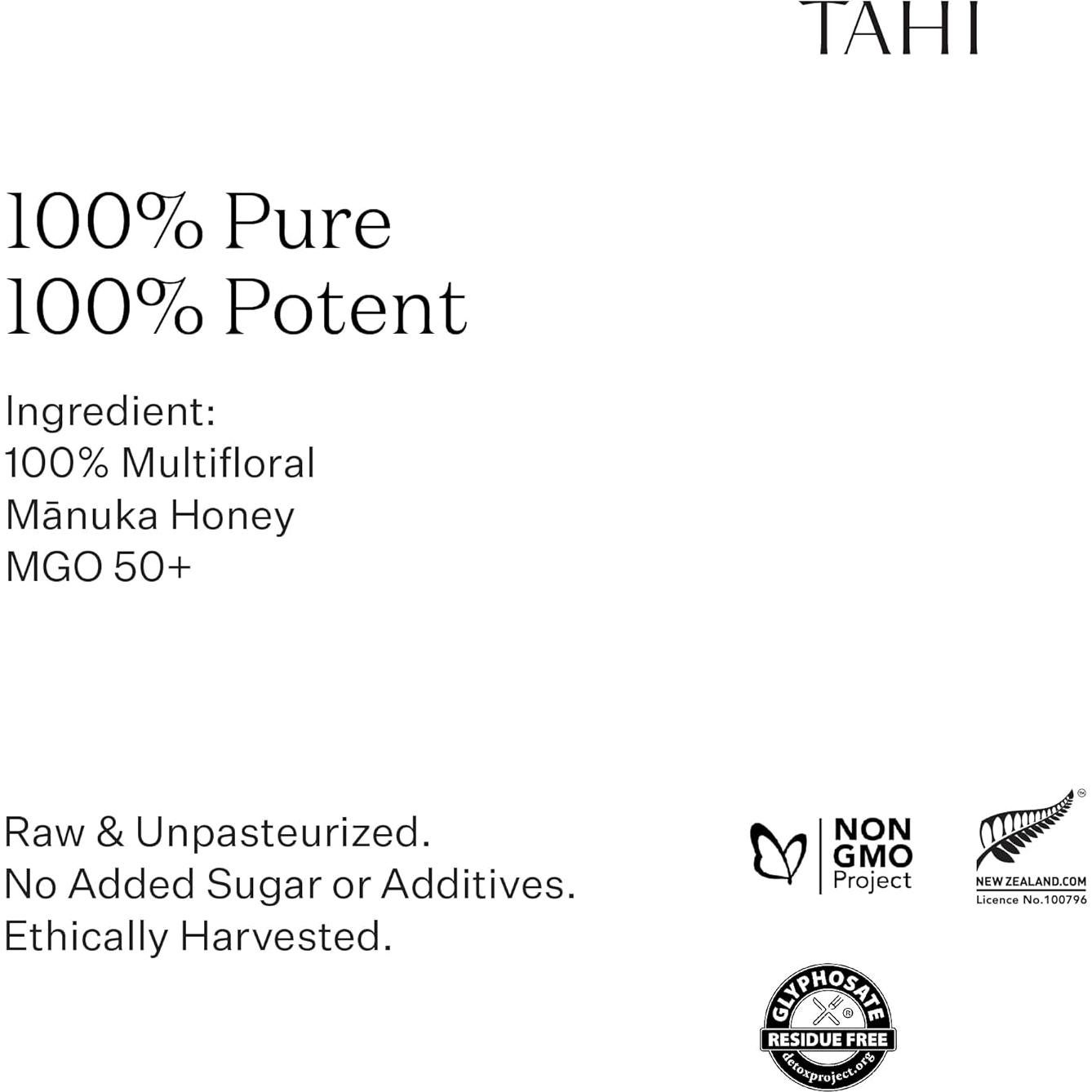 Miel de Manuka Multifloral Tahi MGO 50+ 400g Nueva Zelanda