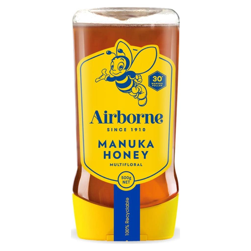 Miel de Manuka Multifloral Airborne 30+ 500 g Cruda y Pura