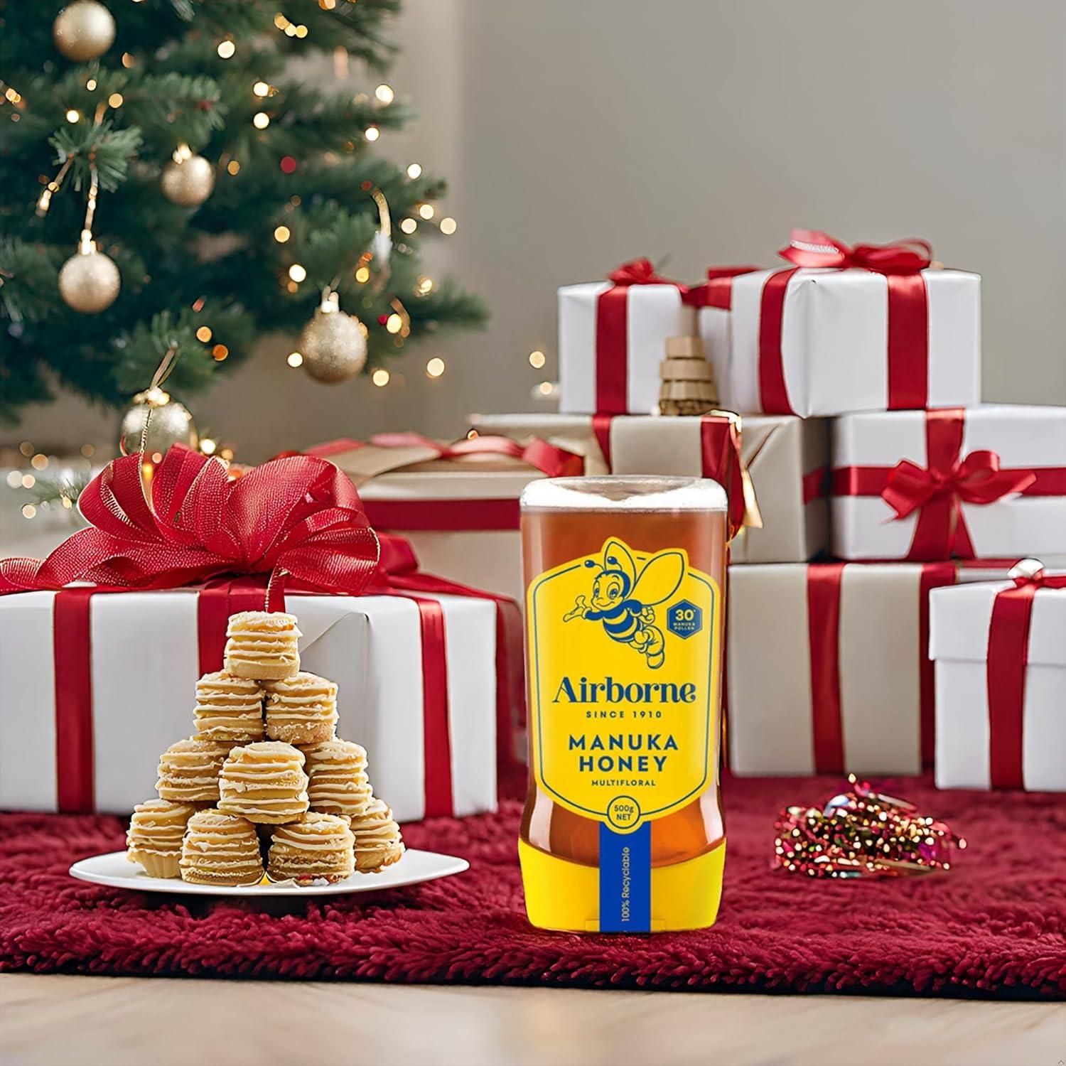 Miel de Manuka Multifloral Airborne 30+ 500 g Cruda y Pura