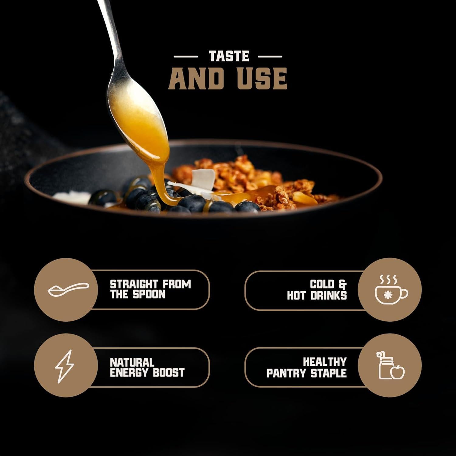 Miel de Manuka Grado Médico Miel de Helecho Dorado 250g MGO 400+