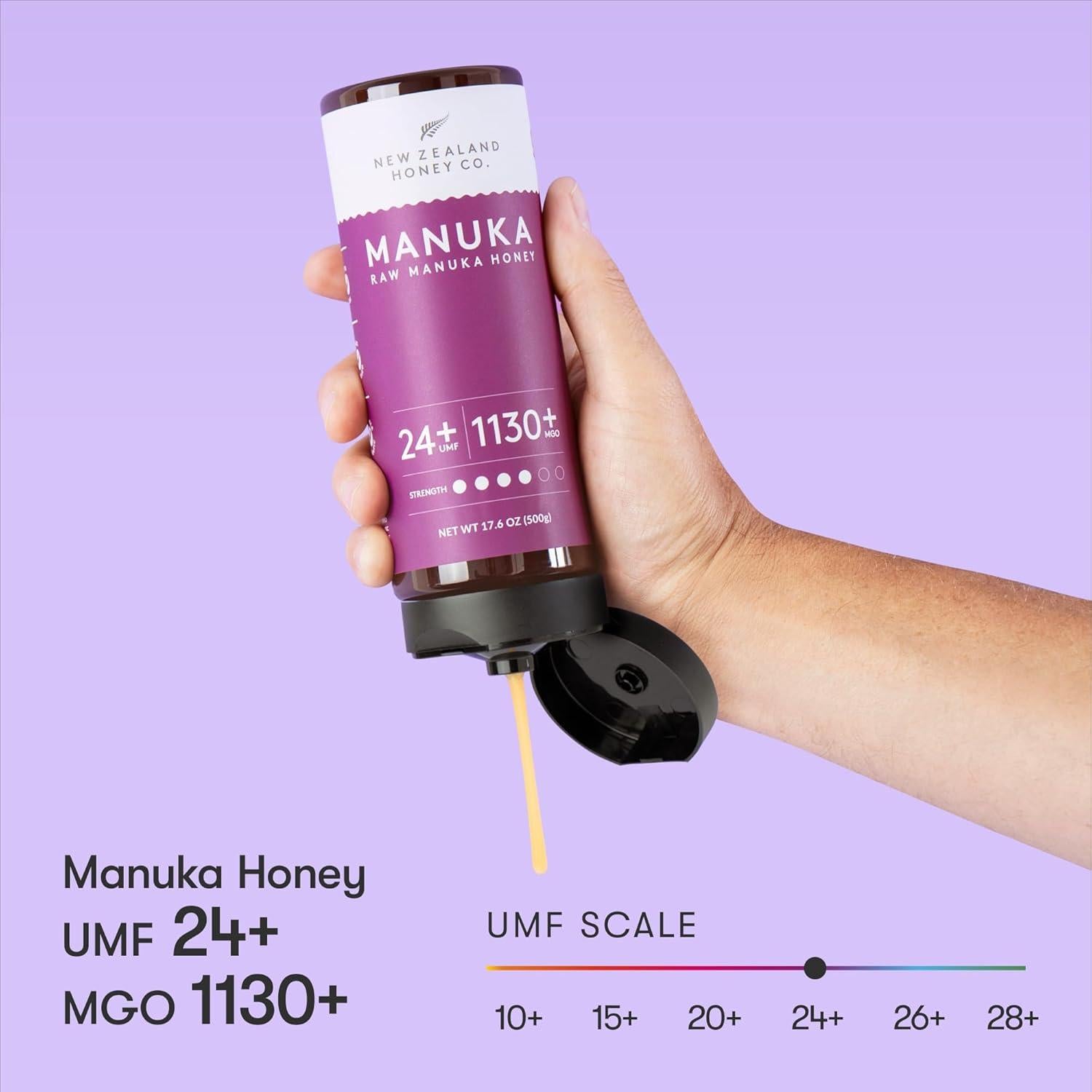 Miel Pura de Manuka UMF 24+ New Zealand Honey Co. 500g