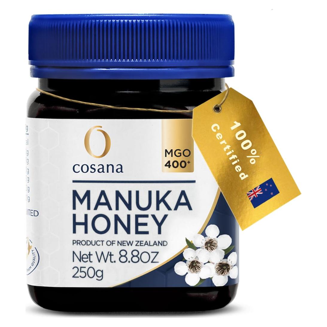 Miel de Manuka Cosana 400 MGO 250g 100% Pura Nueva Zelanda
