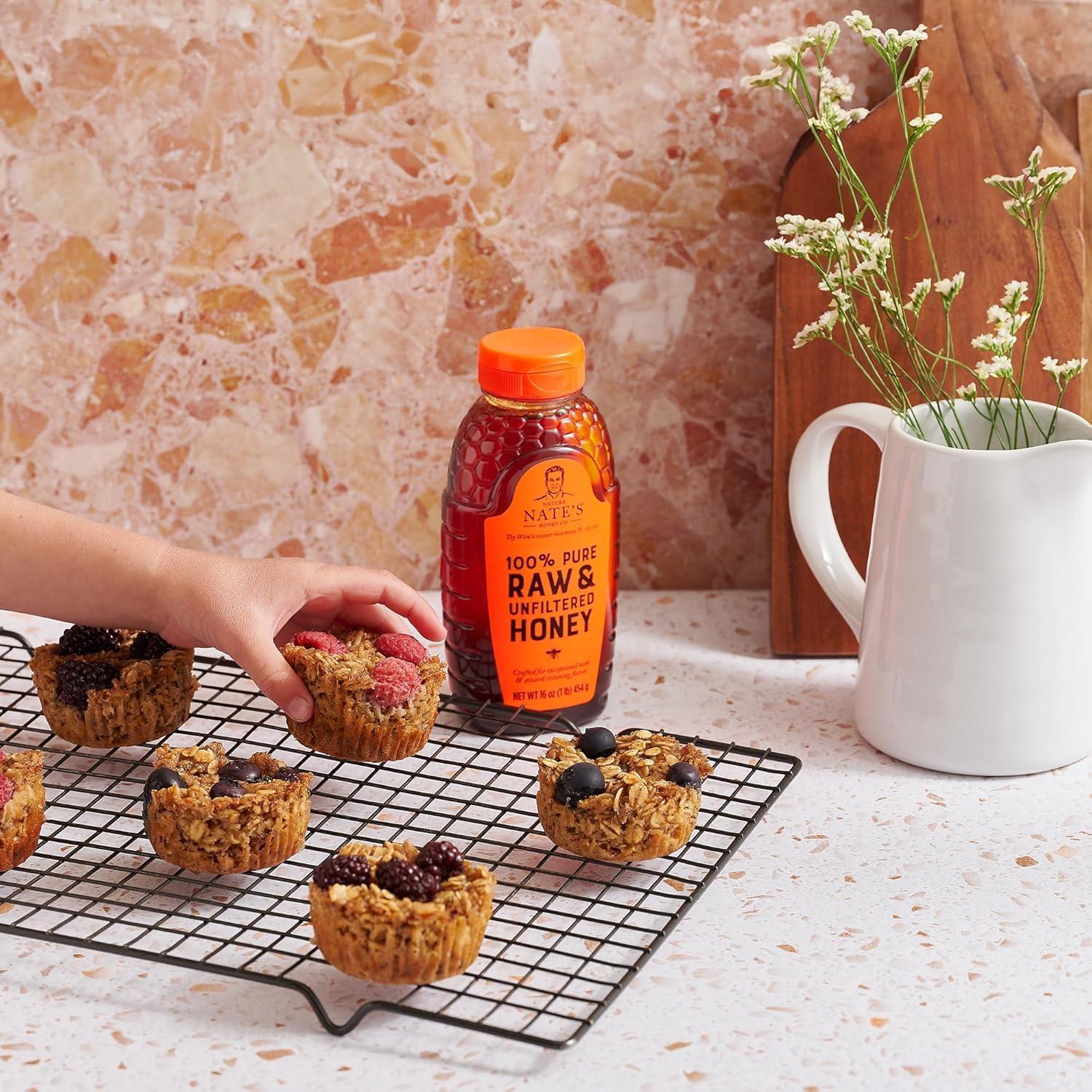 Miel Cruda y Sin Filtrar Nature Nate 453 g - Sabor Galardonado