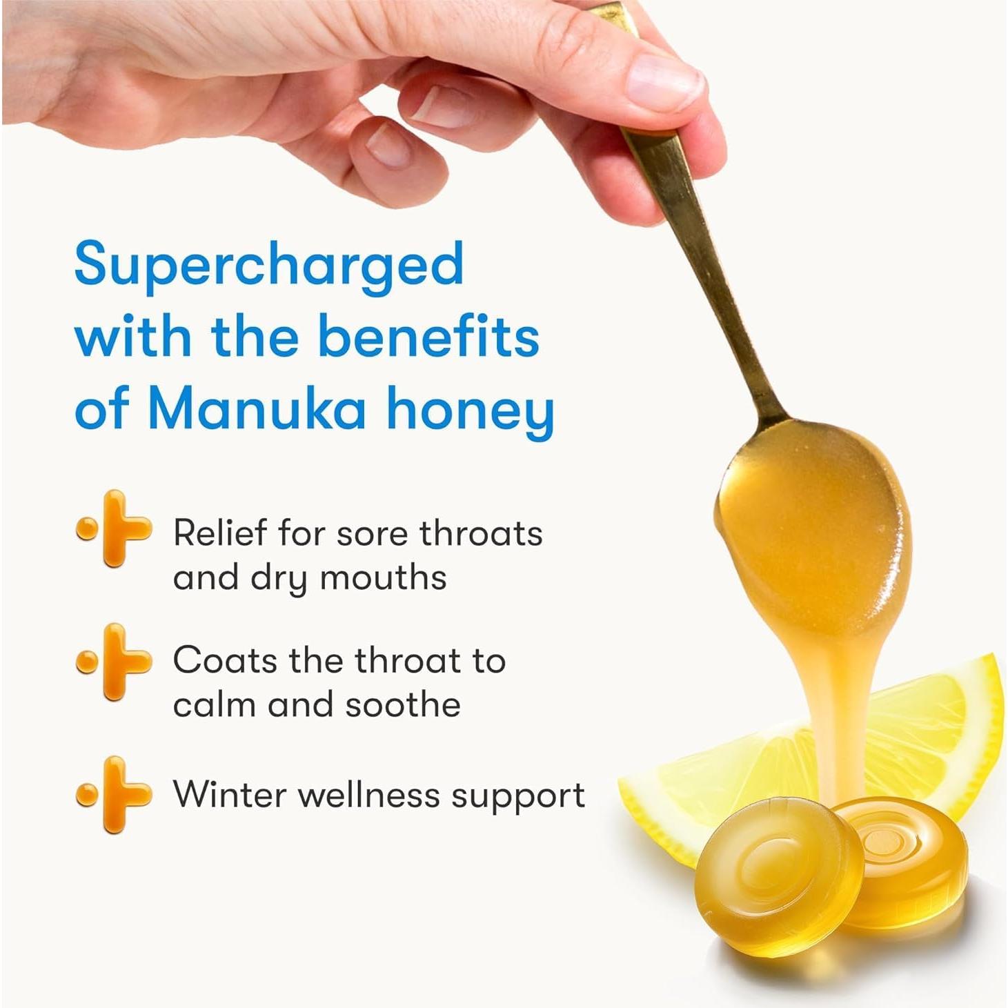 Lozenges de Miel Manuka New Zealand Honey Co. - 40 Unidades