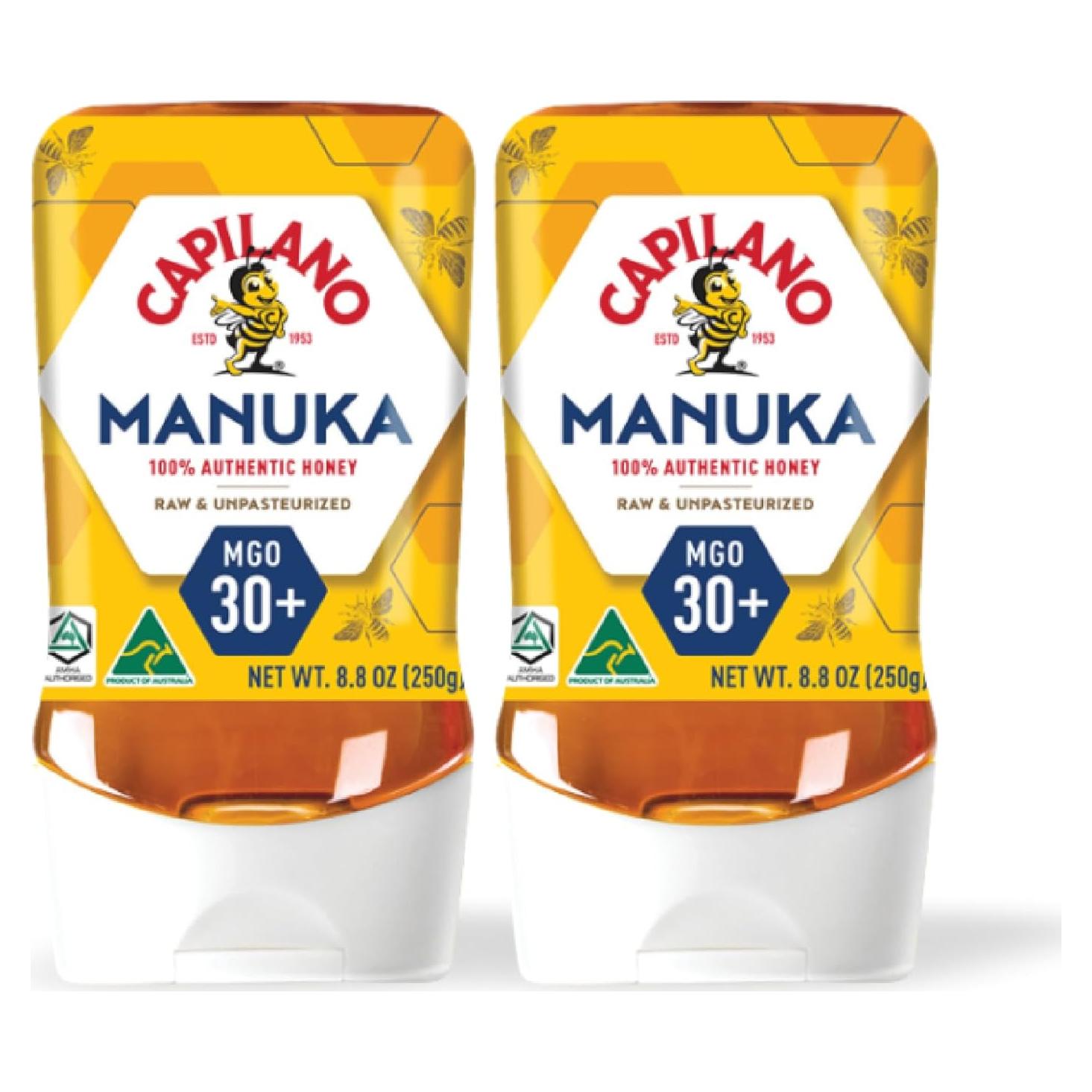 Miel de Manuka Capilano MGO 30+ 499 g Paquete de 2